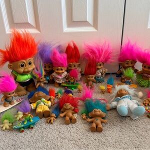 Colorful Troll Dolls Set